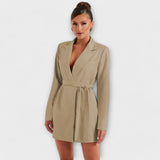 Zélia | Blazer Kleit V-kaelusega