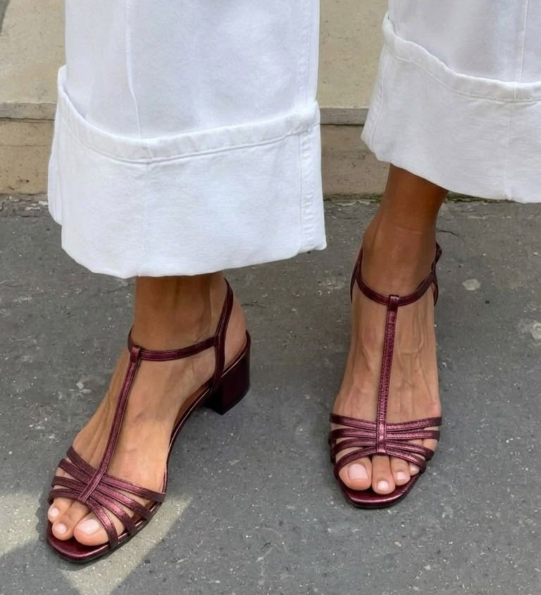 Allegra | Zlatne Sandale Dnevna Elegancija