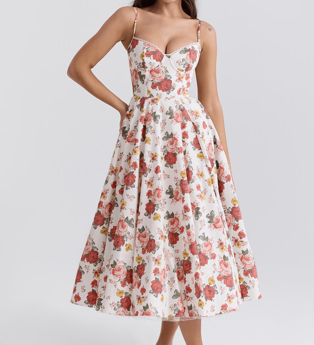 Elisa™ Midi Haljina