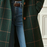 Florencia™ | Retro preuređeni karirani tweed kaput
